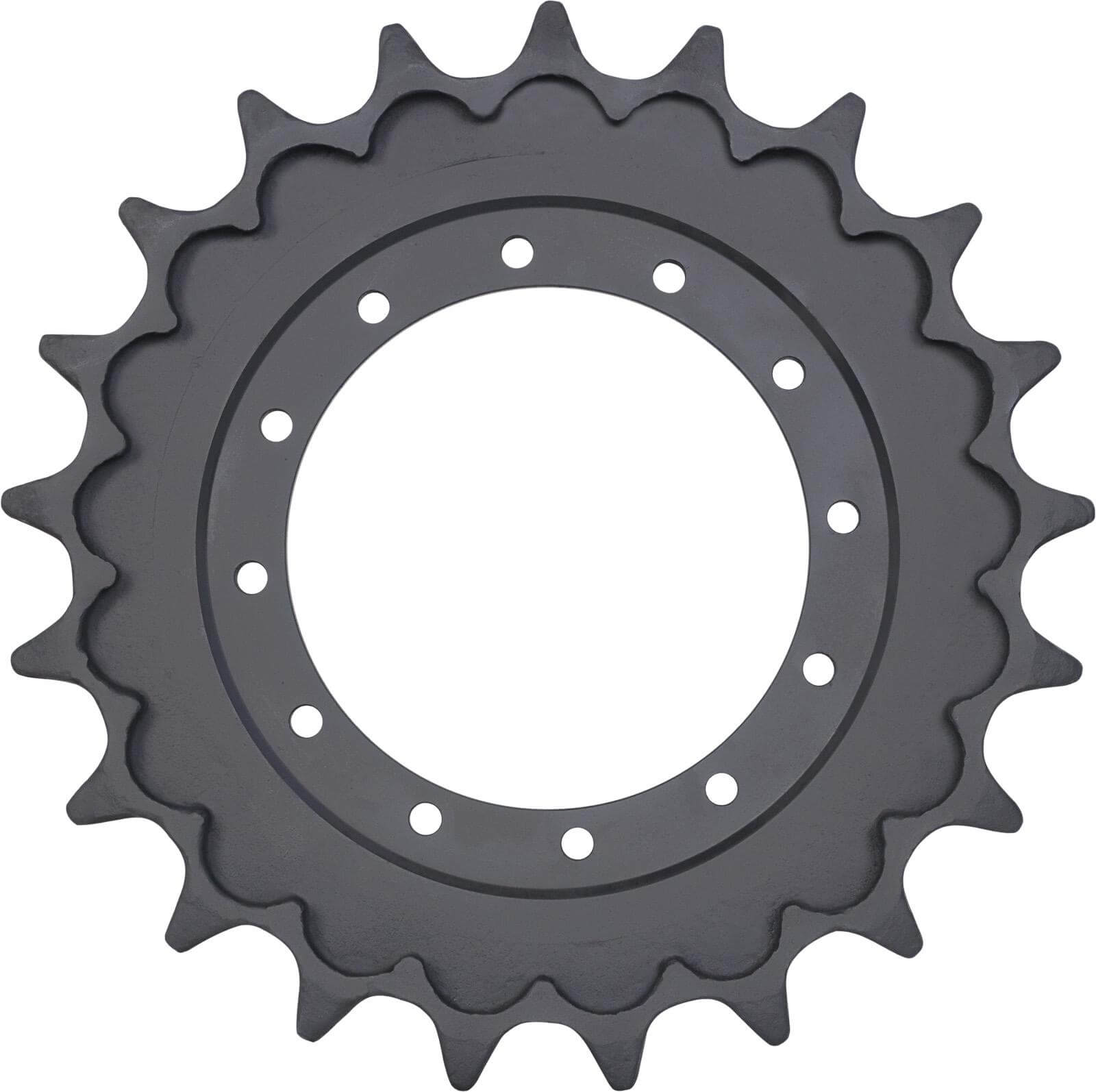 bobcat 435zhs-fasttrack track sprocket 21 teeth 12 bolt hole