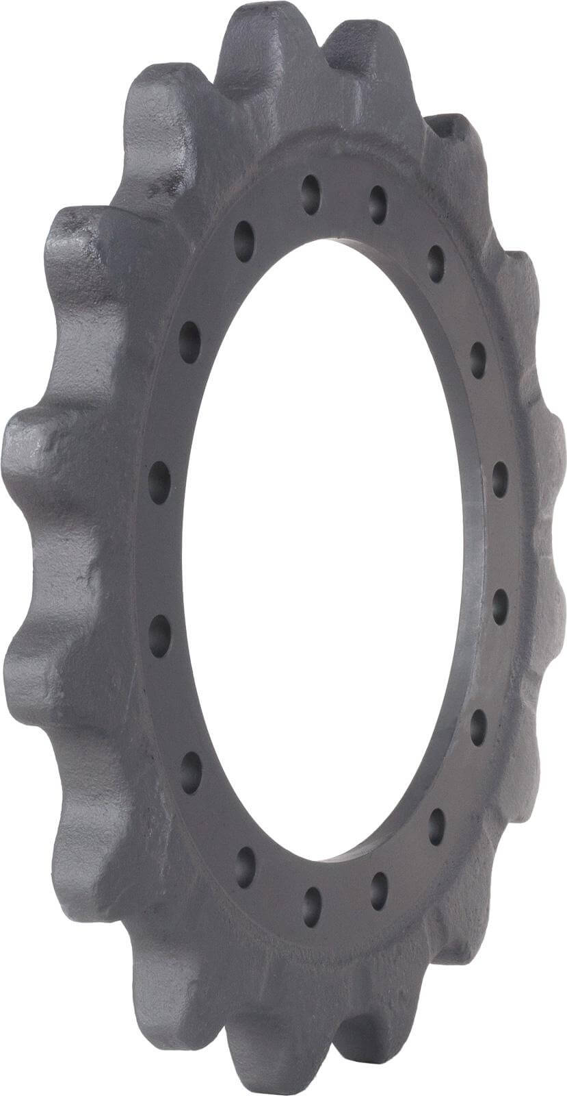 bobcat t450 track sprocket 15 teeth 15 bolt hole