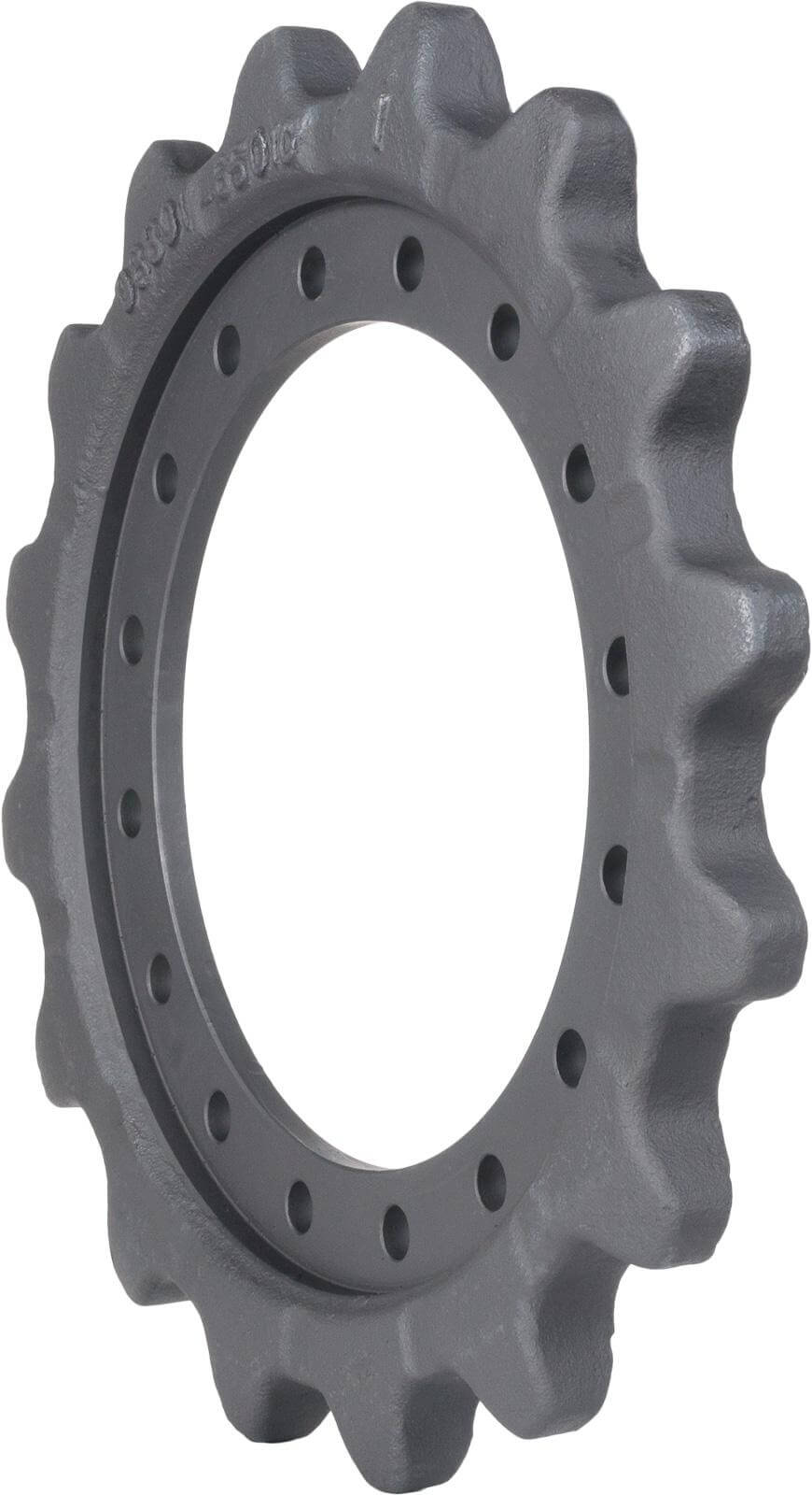 bobcat t550 track sprocket 15 teeth 15 bolt hole