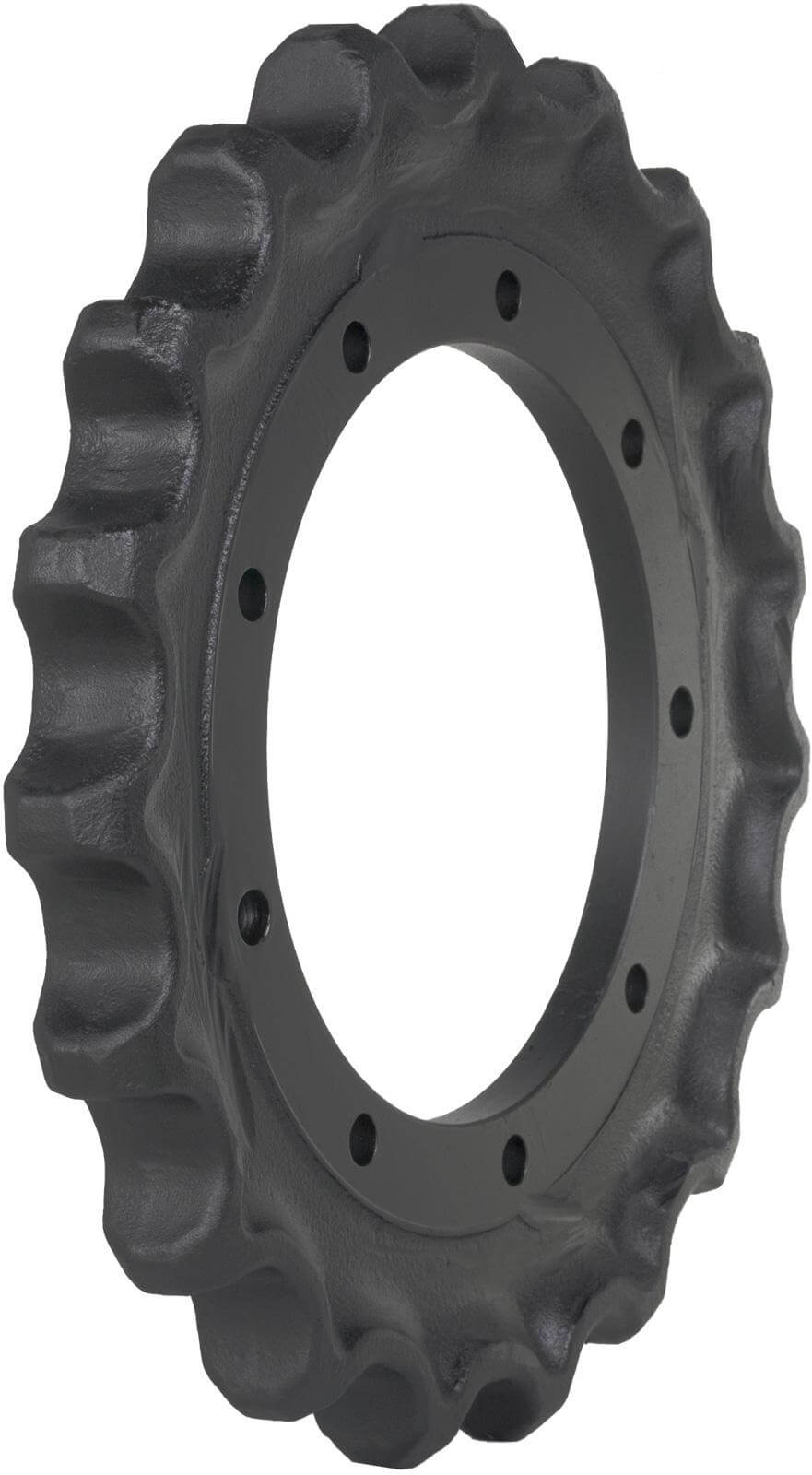 kubota kx080-3 track sprocket 19 teeth 12 bolt hole