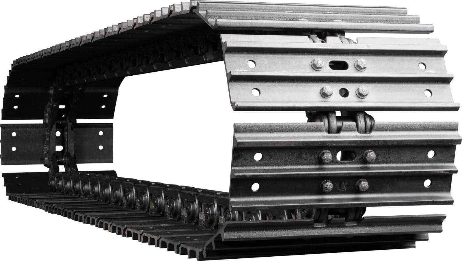 komatsu pc45mrx set of 2 16" extreme duty steel tracks (400x72.5nx72)