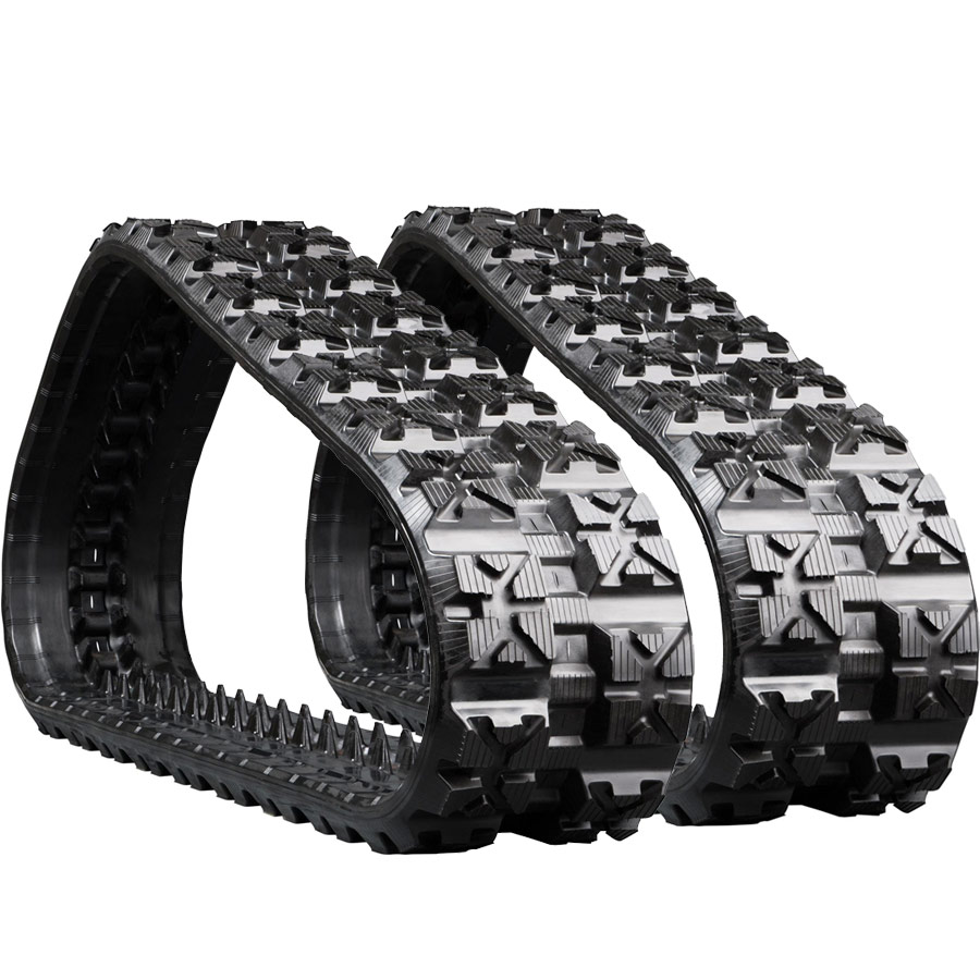 set of 2 13" bridgestone extreme duty polar tread pattern rubber tracks (320x86bx52)