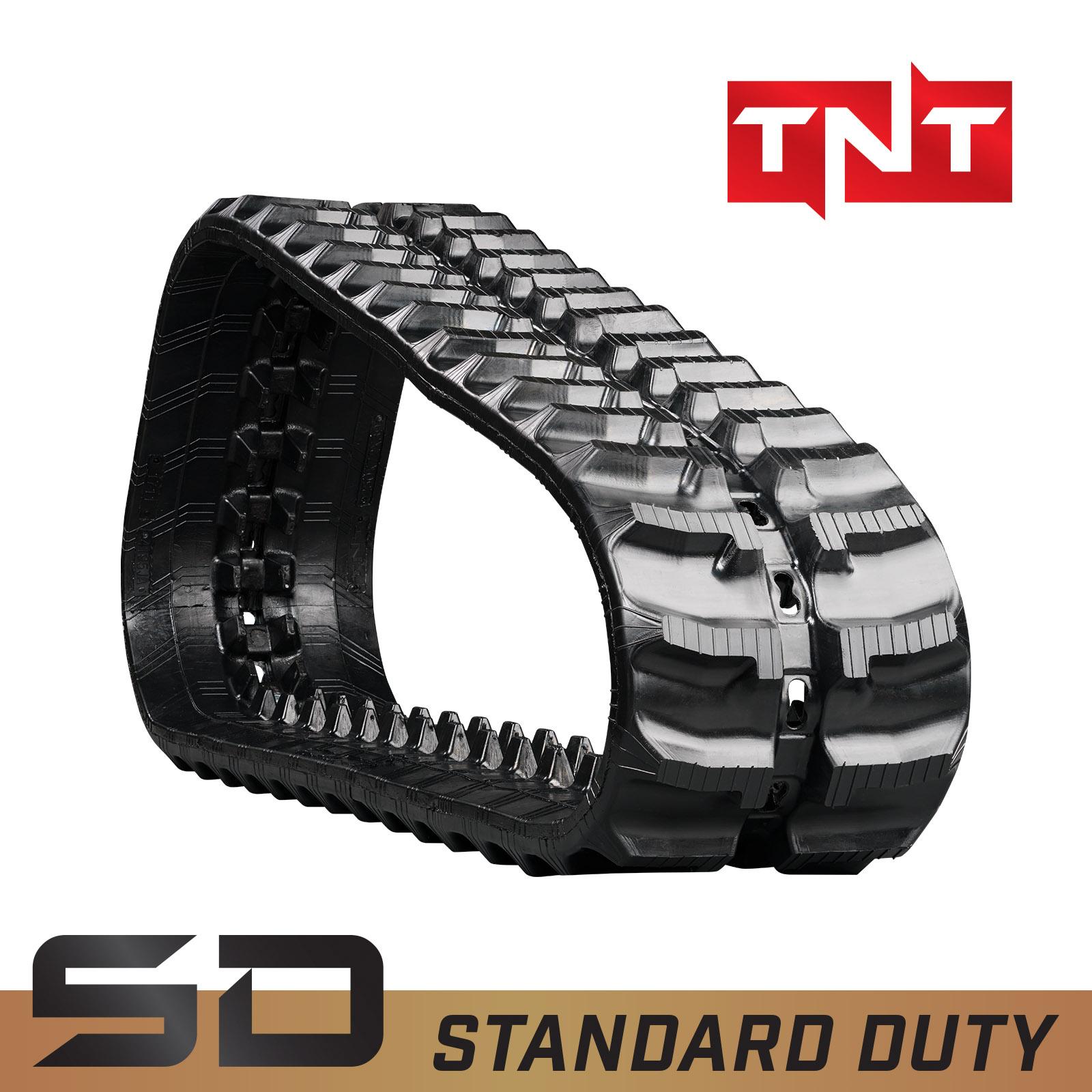 thomas 25gt set of 2 9" standard duty c tread rubber tracks (230x72x39)