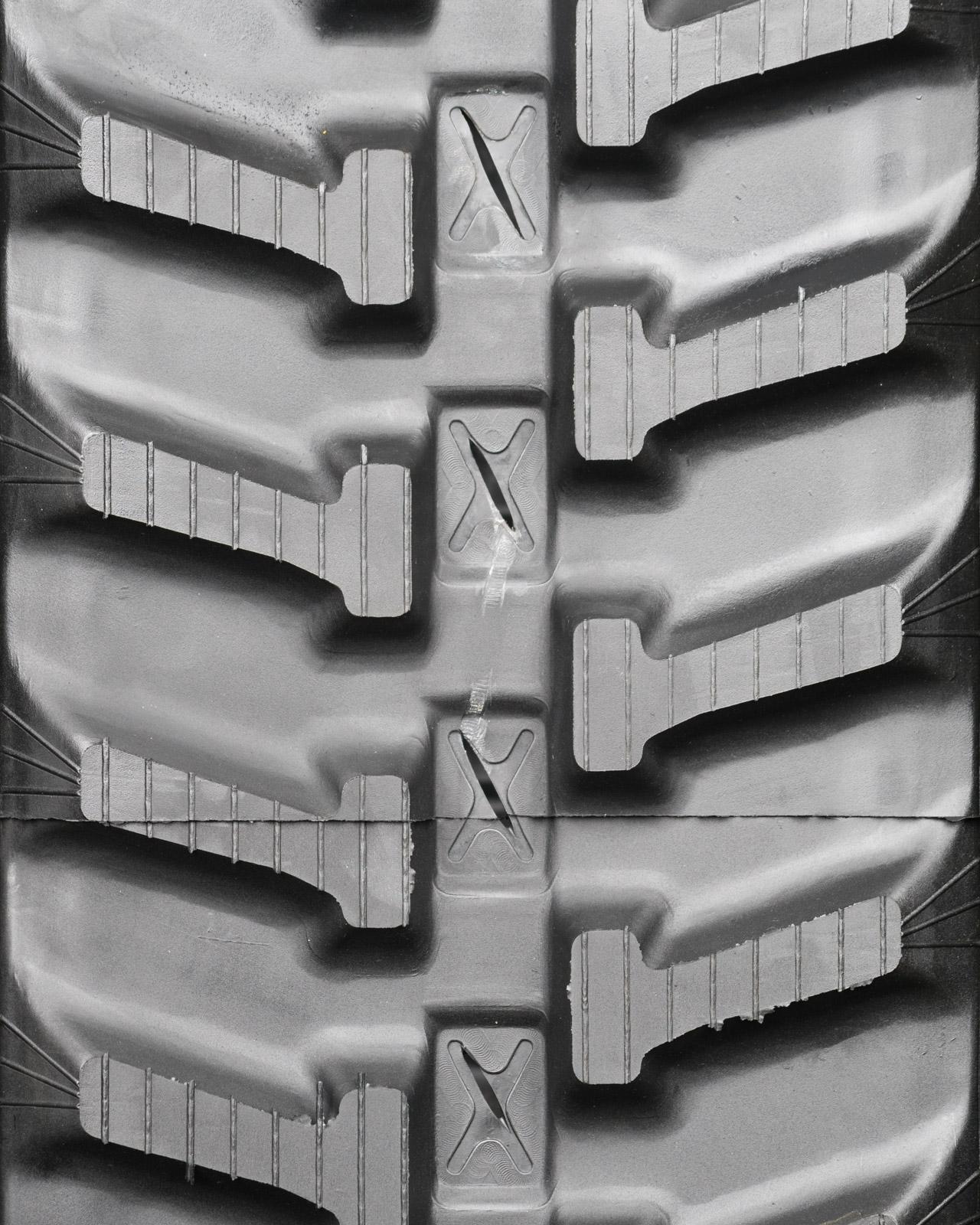 vermeer ctx160 set of 2 9" heavy duty mx tread rubber tracks (230x72kx45)