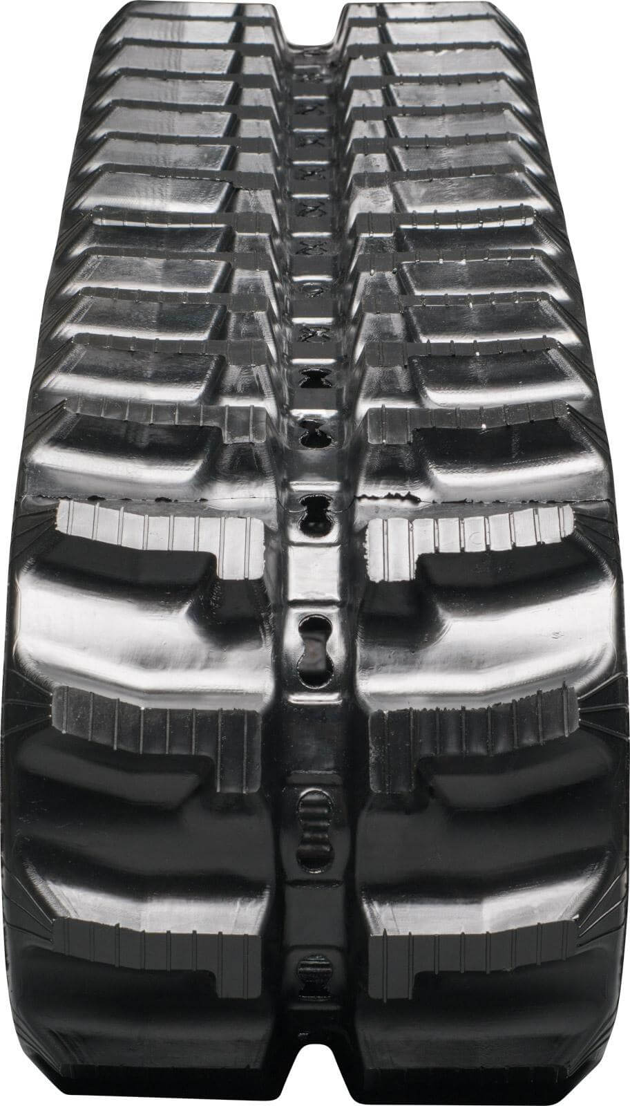 bobcat e10 set of 2 10" heavy duty mx tread rubber tracks (250x72x39)