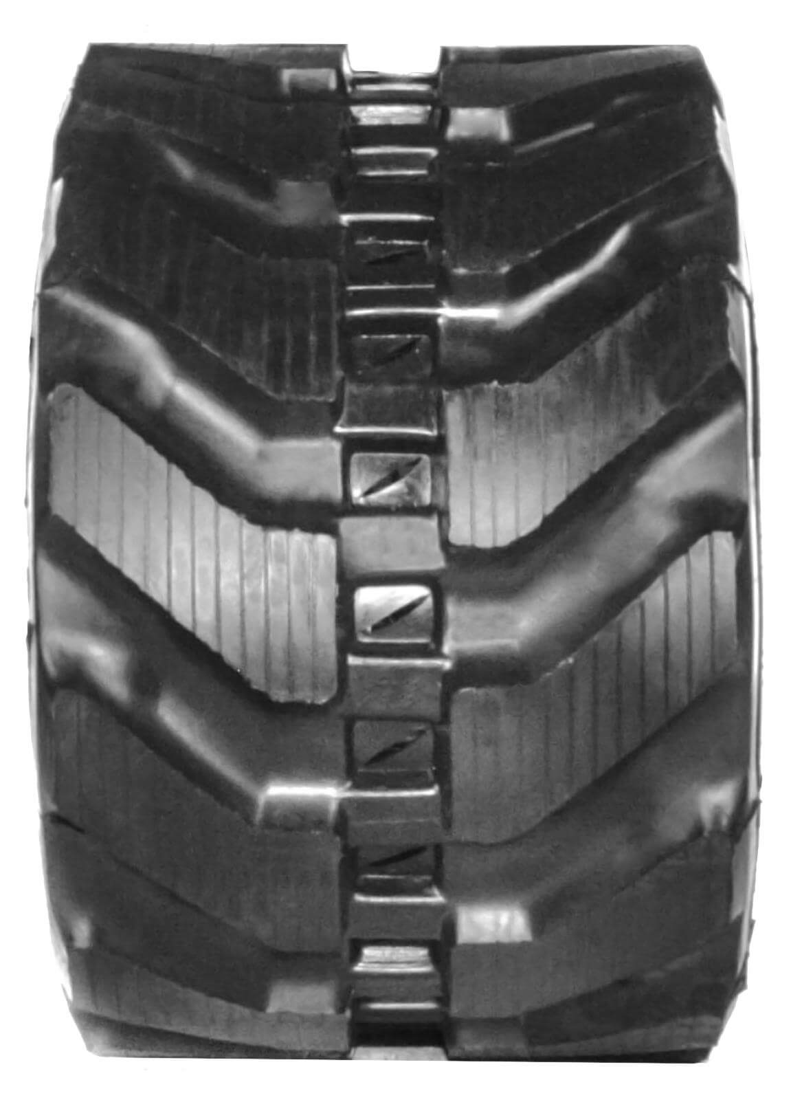 schaeff hr4-a set of 2 12" heavy duty mx tread rubber tracks (300x52.5nx74)