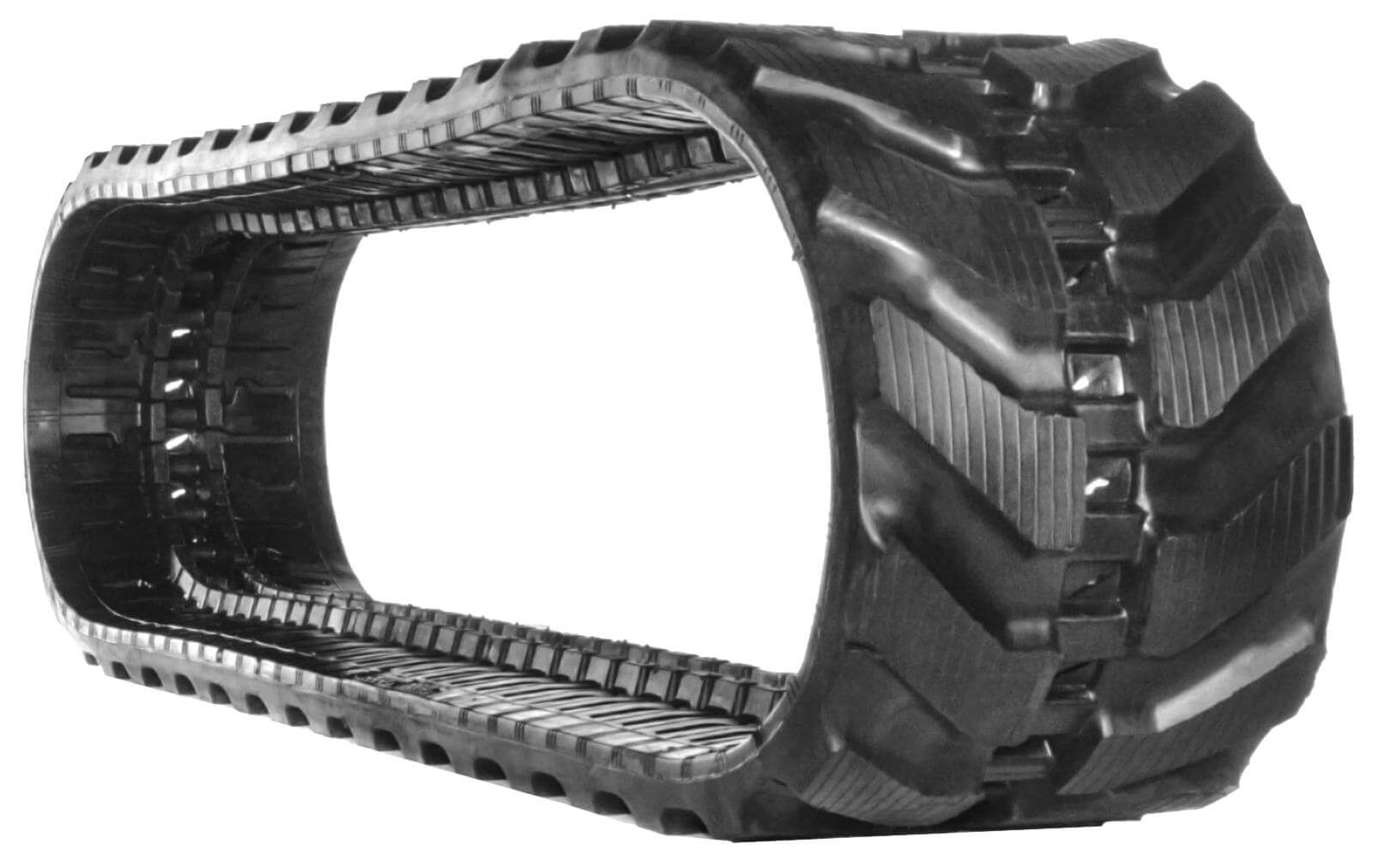 new holland e20sr set of 2 12" heavy duty mx tread rubber tracks (300x52.5nx76)