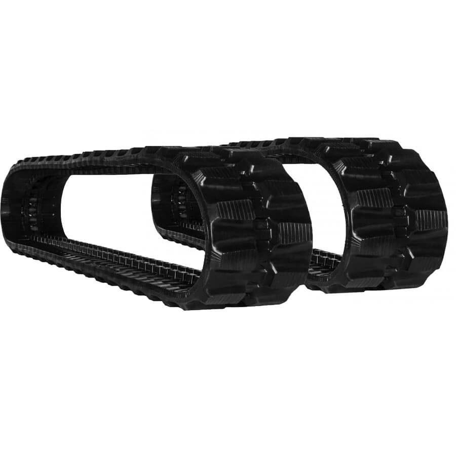 ihi 25nx set of 2 12" heavy duty nd tread rubber tracks (300x52.5wx78)