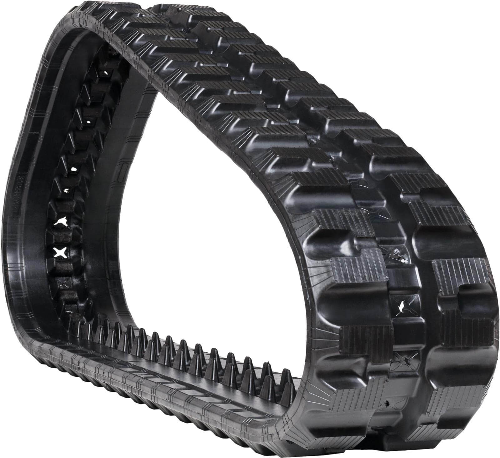 bobcat t190 set of 2 13" heavy duty c tread rubber tracks (320x86bx49)