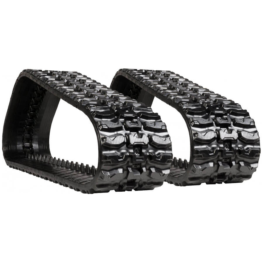 bobcat t595 set of 2 13" heavy duty xt tread rubber tracks (320x86x49)