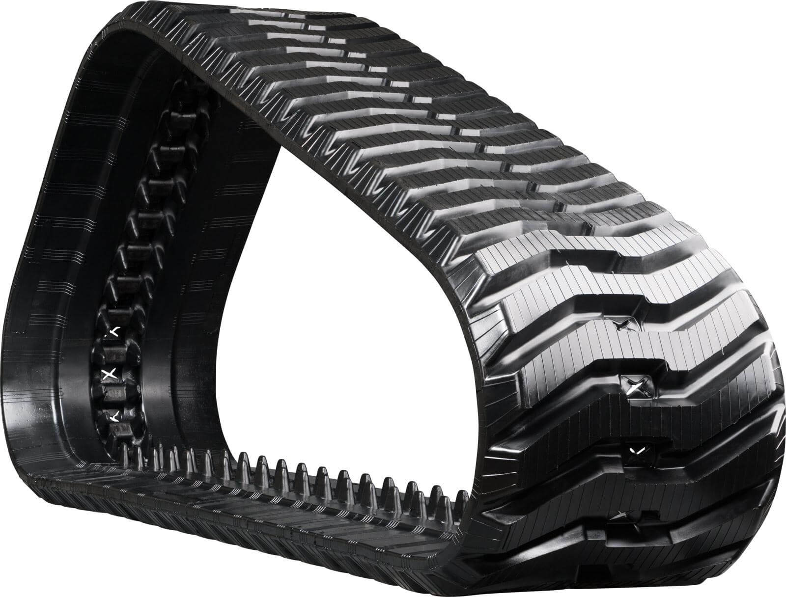 bobcat t62 set of 2 13" extreme duty bd tread rubber tracks (320x86lx50)