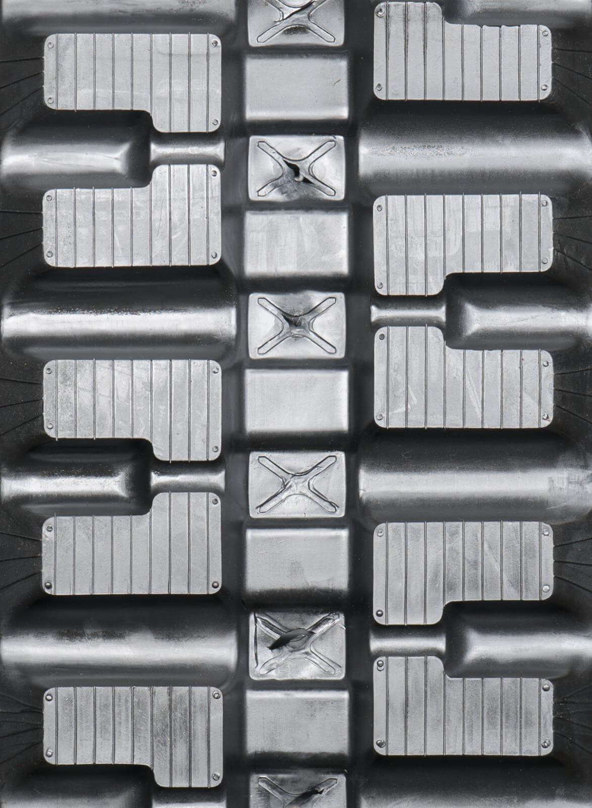 case 440ct set of 2 13" heavy duty c tread rubber tracks (320x86bx50)