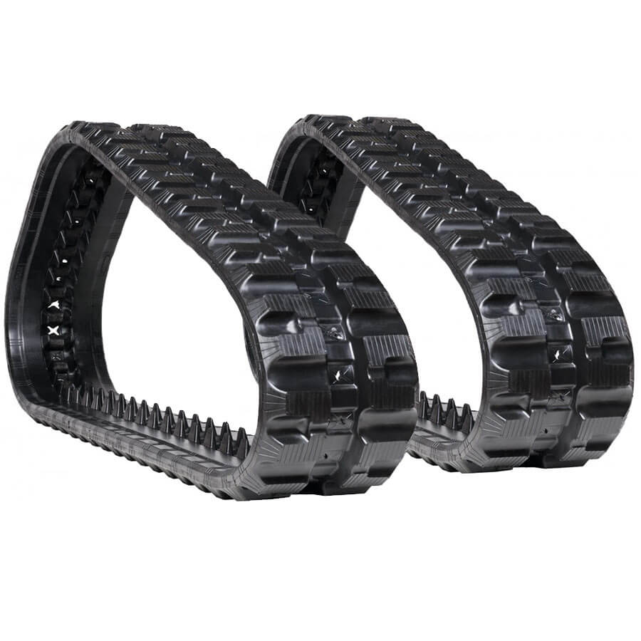 kubota svl65-2 set of 2 13" heavy duty c tread rubber tracks (320x86bx52)