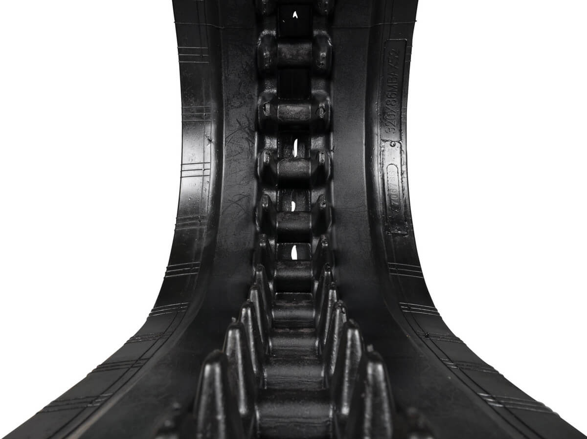 kubota svl75 set of 2 13" heavy duty multi-bar tread rubber tracks (320x86bx52)