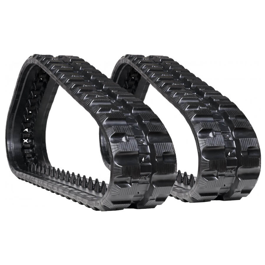 kubota svl65-2 set of 2 13" standard duty c tread rubber tracks (320x86bx52)