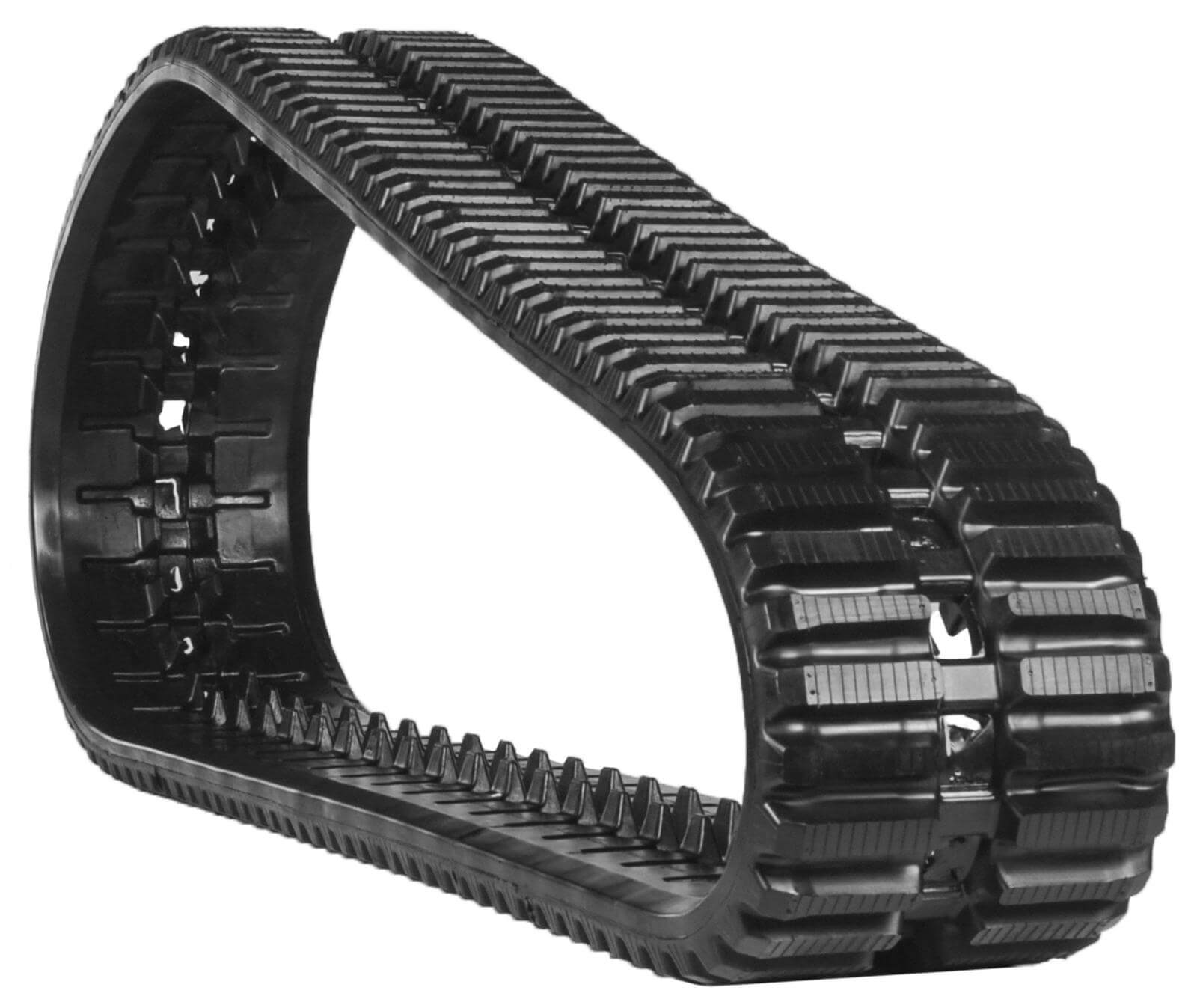 mustang mtl16 set of 2 13" heavy duty multi-bar tread rubber tracks (320x86tx52)