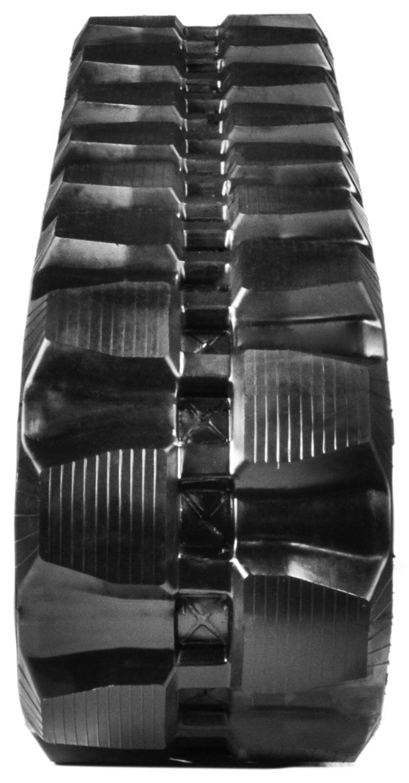 mustang mtl16 set of 2 13" standard duty block tread rubber tracks (320x86tx52)