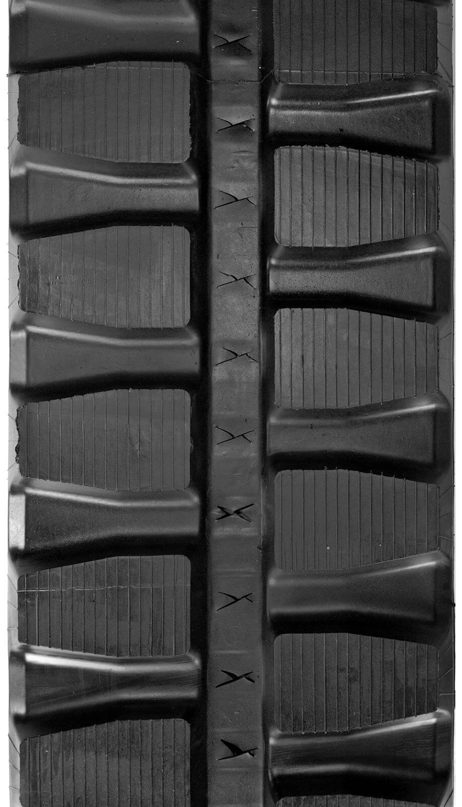 kubota kx057-4 set of 2 16" heavy duty bd tread rubber tracks (400x72.5kx74)