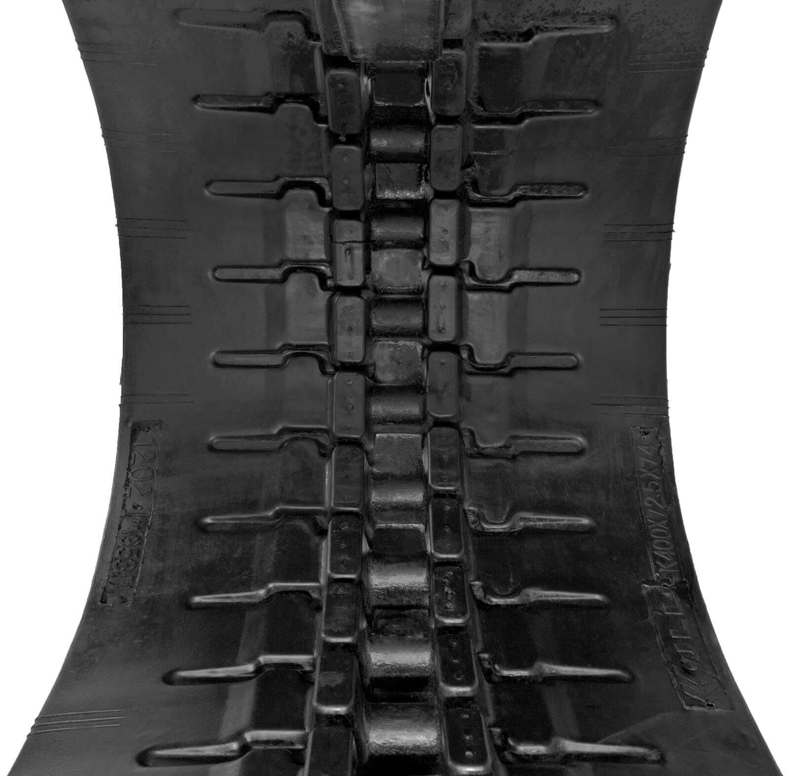 yanmar b5-2 set of 2 16" heavy duty bd tread rubber tracks (400x72.5yx72)