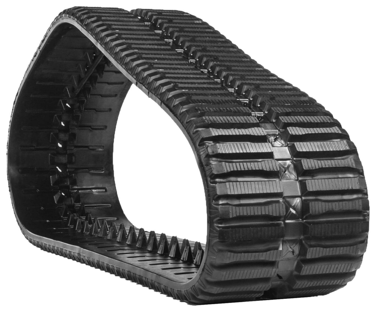 bobcat t190 set of 2 16" heavy duty multi-bar tread rubber tracks (400x86bx49)