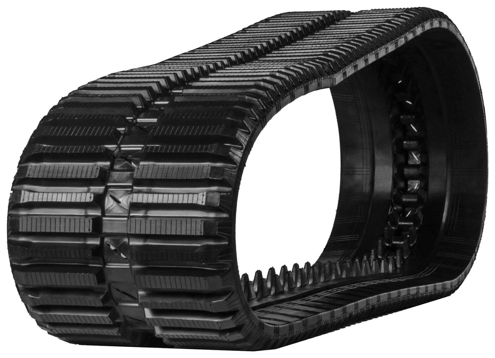 cat 239d set of 2 16" heavy duty multi-bar tread rubber tracks (400x86bx49)