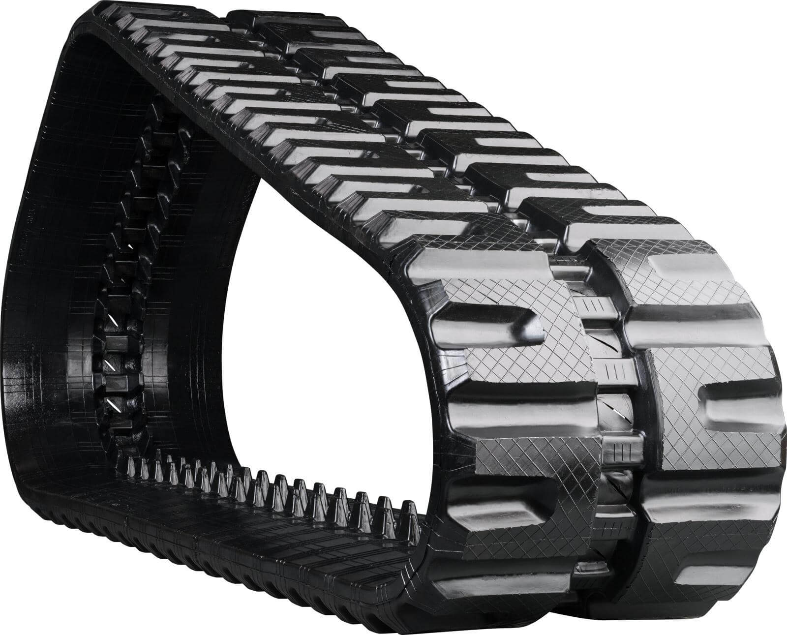 cat 249d3 set of 2 16" standard duty c tread rubber tracks (400x86bx49)