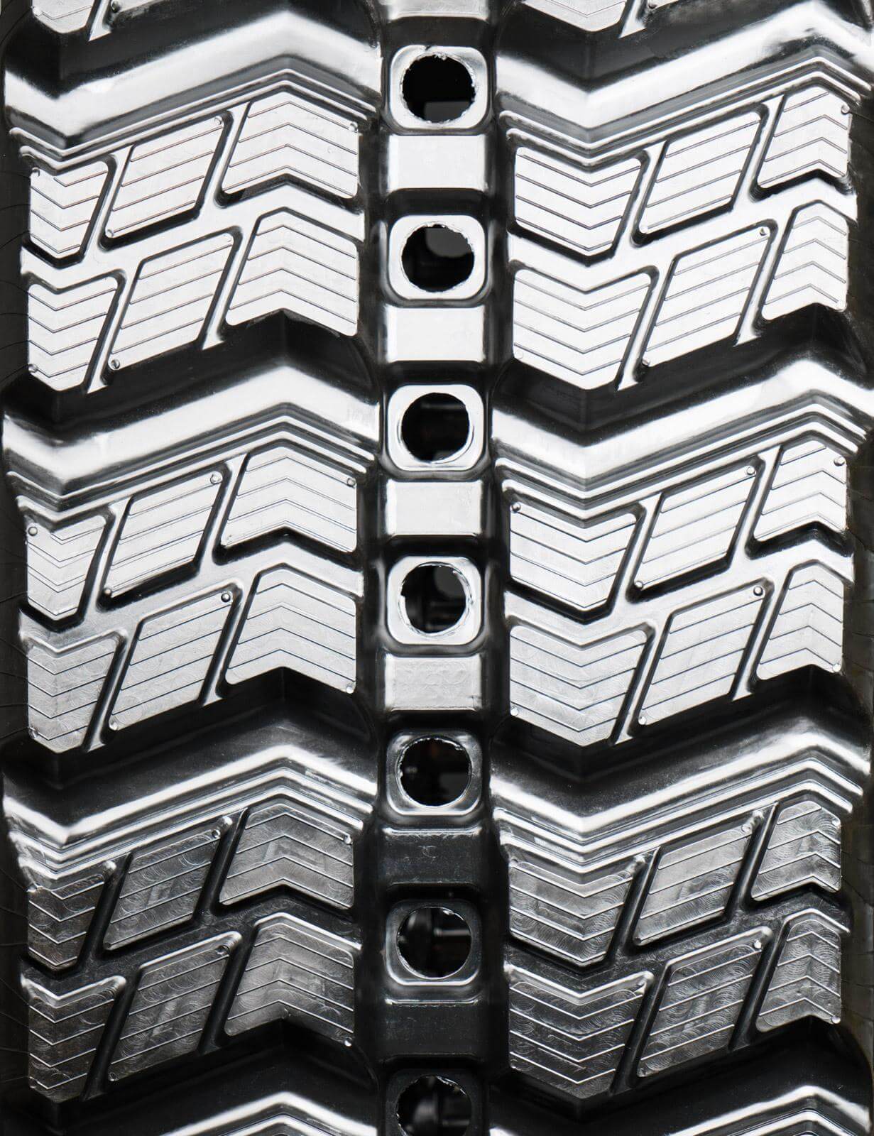 case 420ct set of 2 16" heavy duty z tread rubber tracks (400x86bx50)