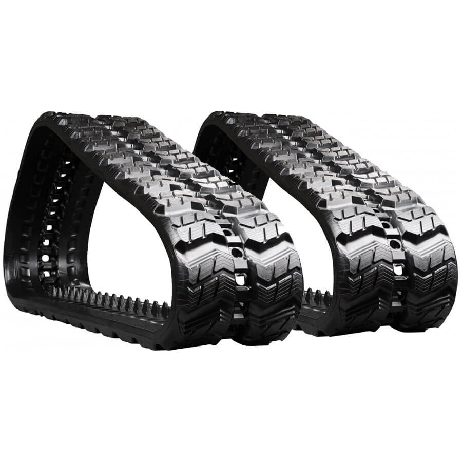 mustang 1850rt set of 2 16" heavy duty z tread rubber tracks (400x86bx54)