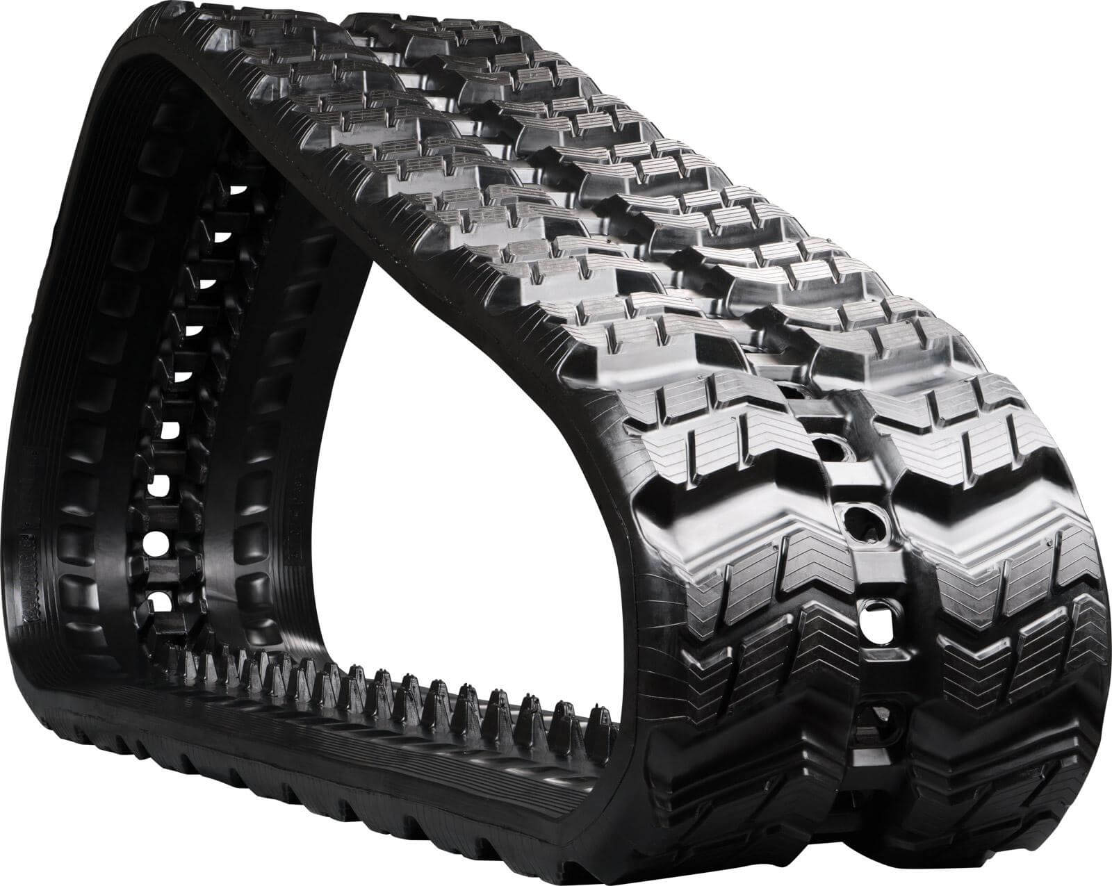 case tr340 set of 2 16" heavy duty z tread rubber tracks (400x86bx55)