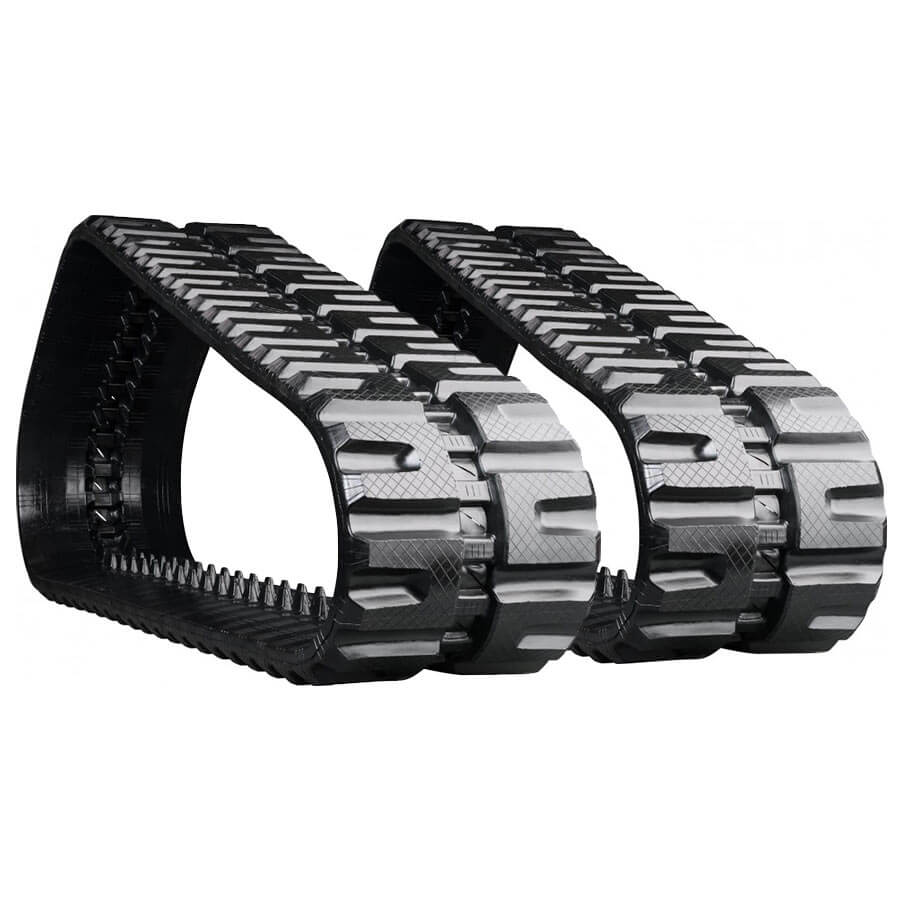 case tv450 set of 2 16" standard duty c tread rubber tracks (400x86bx55)