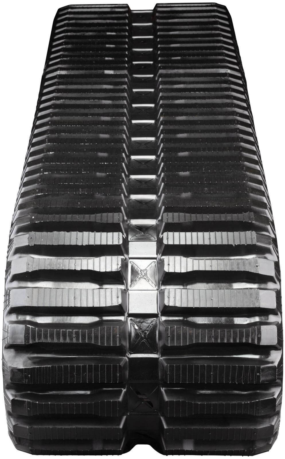 takeuchi tl8 set of 2 16" heavy duty multi bar tread rubber tracks (400x86tx52)