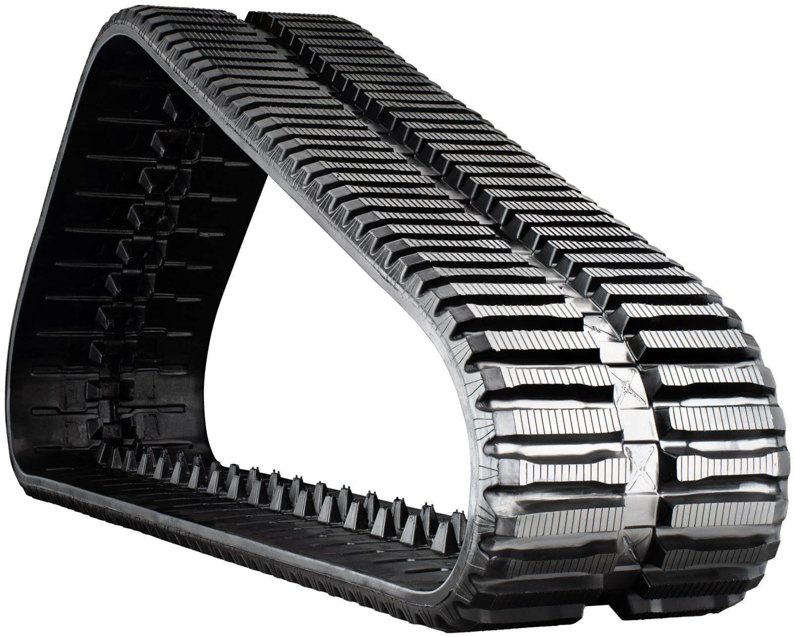 gehl ctl70 set of 2 18" heavy duty multi-bar tread rubber tracks (450x100x48)