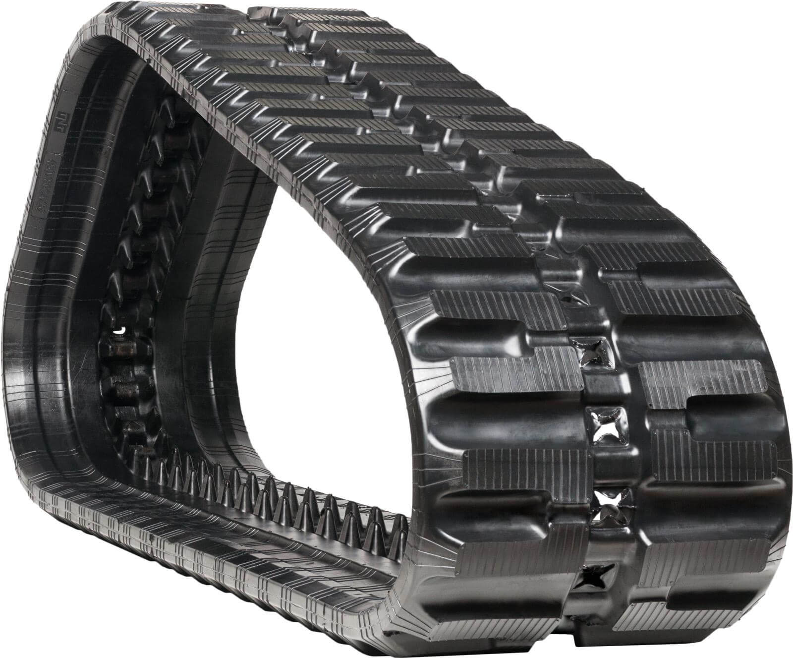 bobcat t200 set of 2 18" heavy duty c tread rubber tracks (450x86bx52)