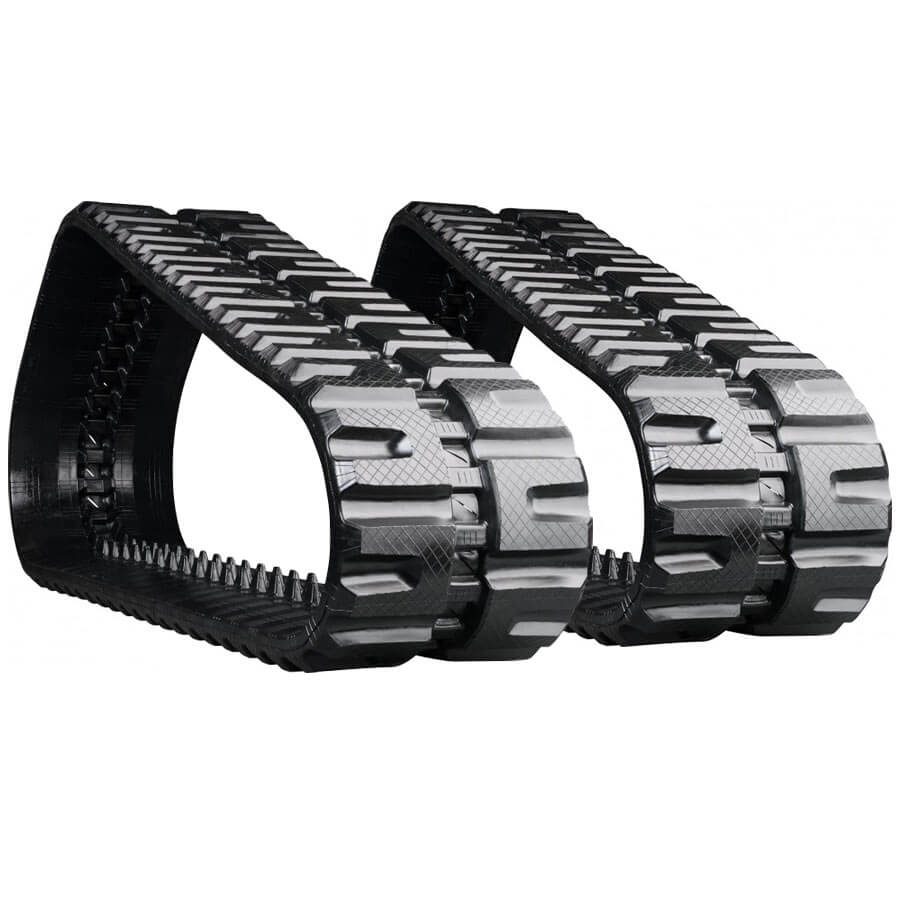 case tv450 set of 2 18" standard duty c tread rubber tracks (450x86cx55)