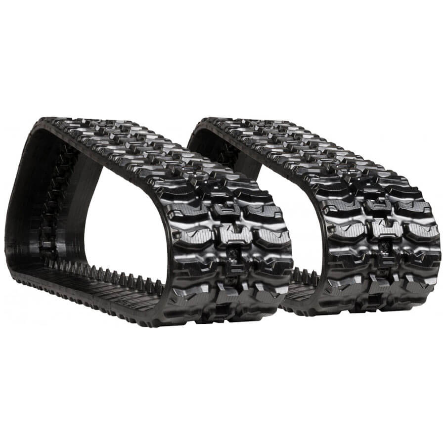 wacker st35 set of 2 18" heavy duty xt tread rubber tracks (450x86bx56)