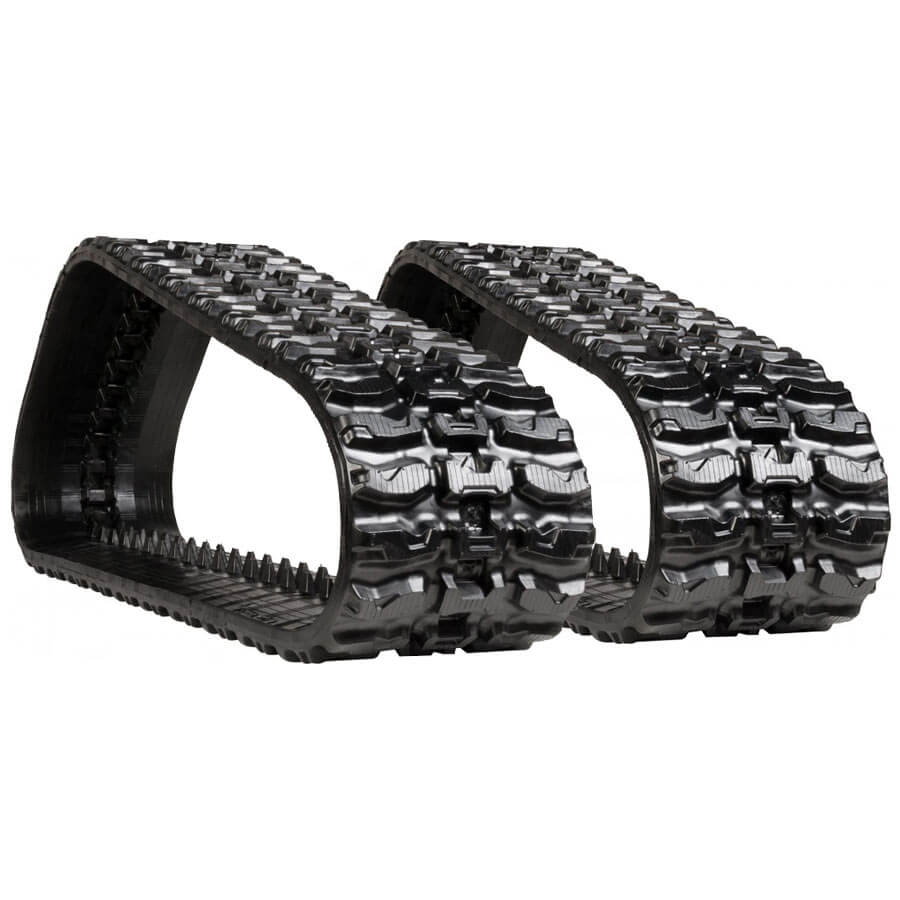 gehl rt255 set of 2 18" heavy duty xt tread rubber tracks (450x86bx58)