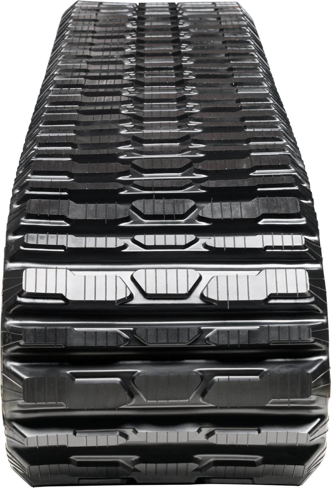 cat 247b2 set of 2 15" heavy duty multi-bar tread rubber tracks (381x100.5x42)