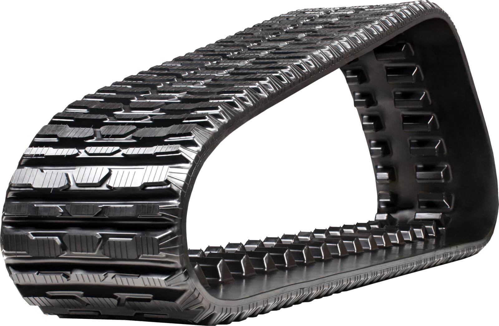 cat 247b3 set of 2 15" heavy duty multi-bar tread rubber tracks (381x100.5x42)