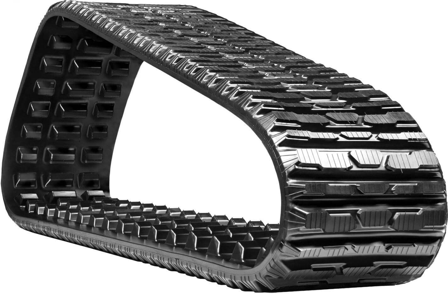 asv rc-100 set of 2 18" heavy duty multi-bar tread rubber tracks (457x101.6x50)