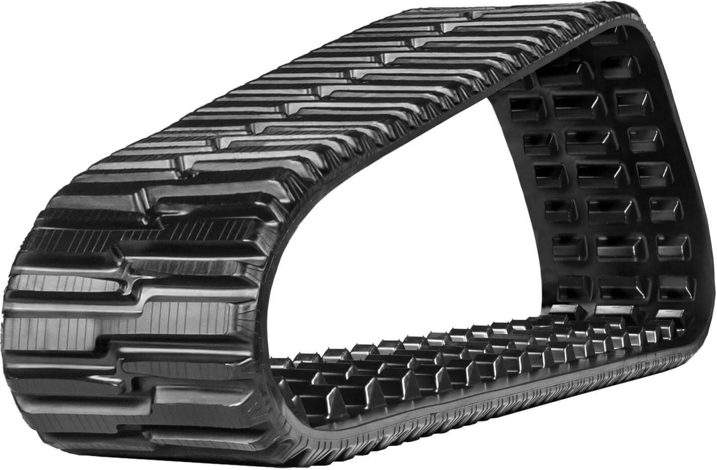 cat 287c2 set of 2 18" heavy duty multi-bar tread rubber tracks (457x101.6x51)