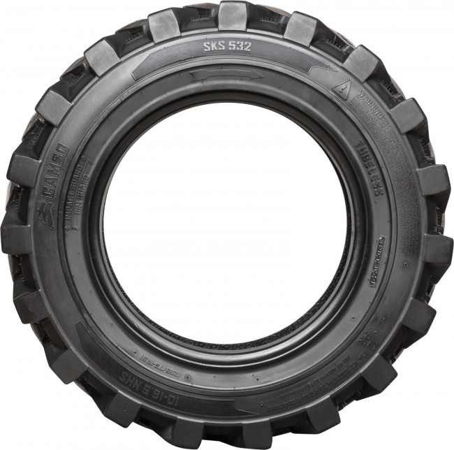 set of 4 10x16.5 camso sks 532 10-ply skid steer tires