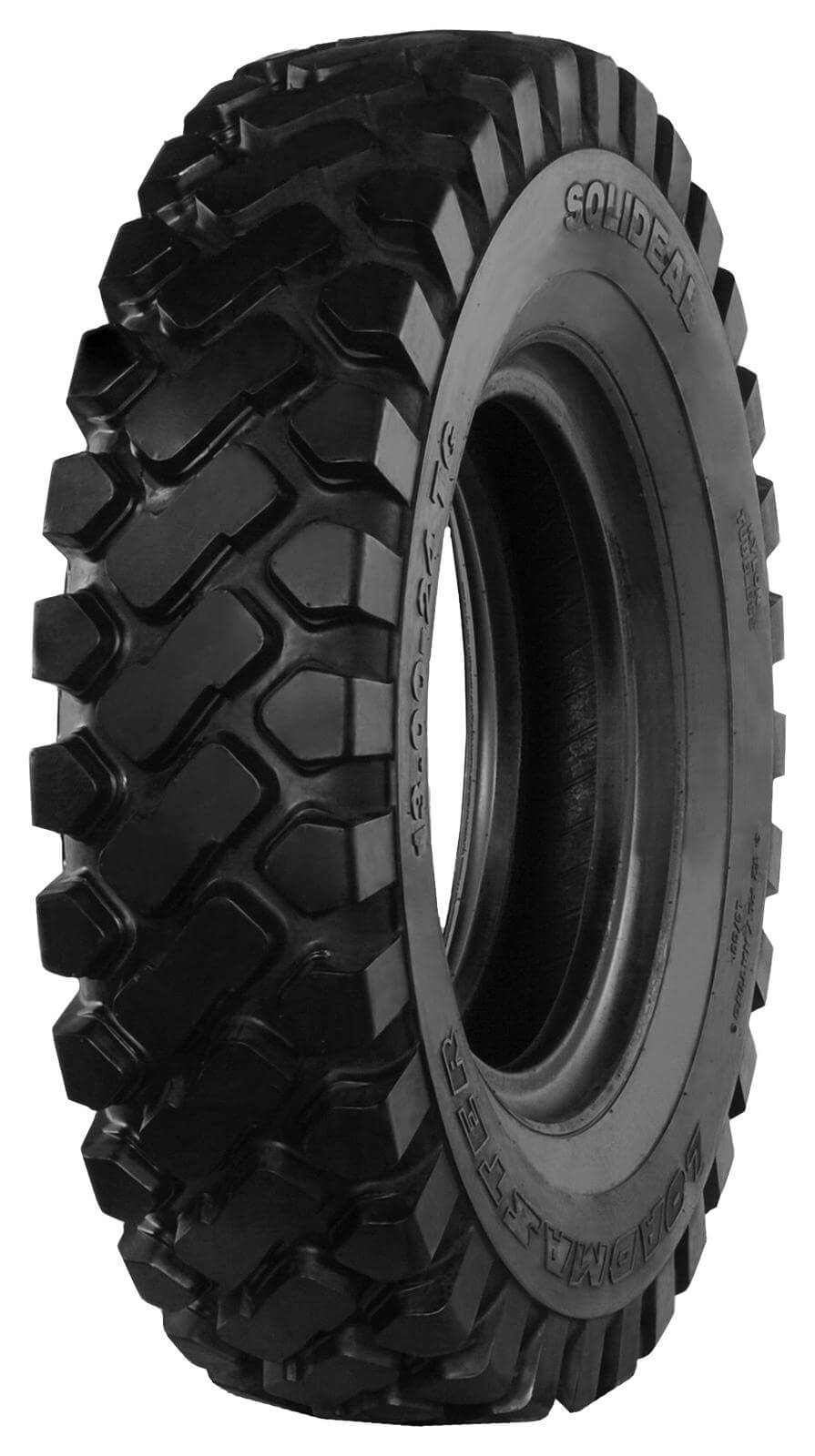 cat th-560 set of 4 13.00x24 solideal 12-ply sl g-3 hard and soft surface telehandler heavy duty tires