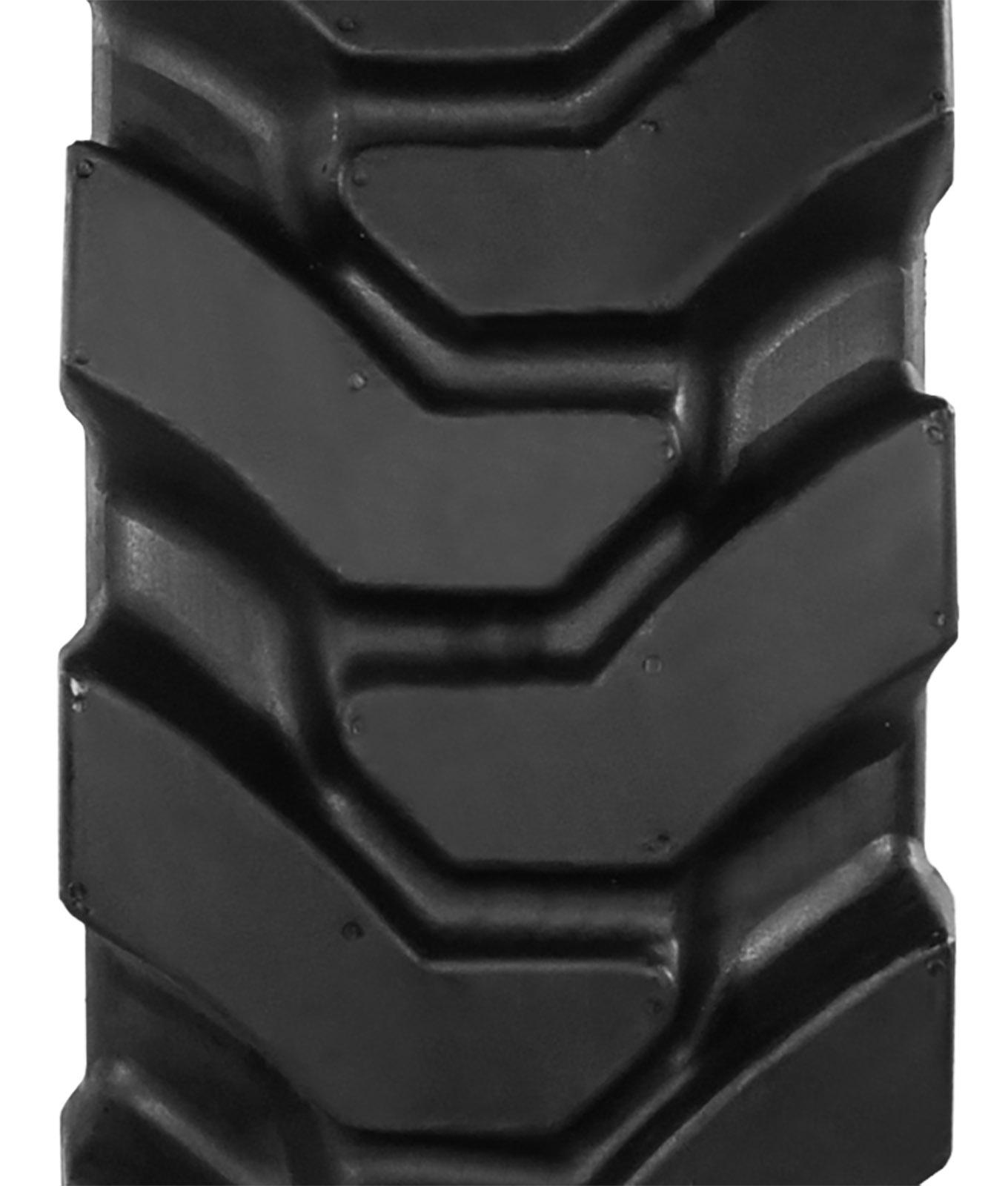 set of 4 30x10-16 (10x16.5) solid dura-flex skid steer tires with 8x8 rim