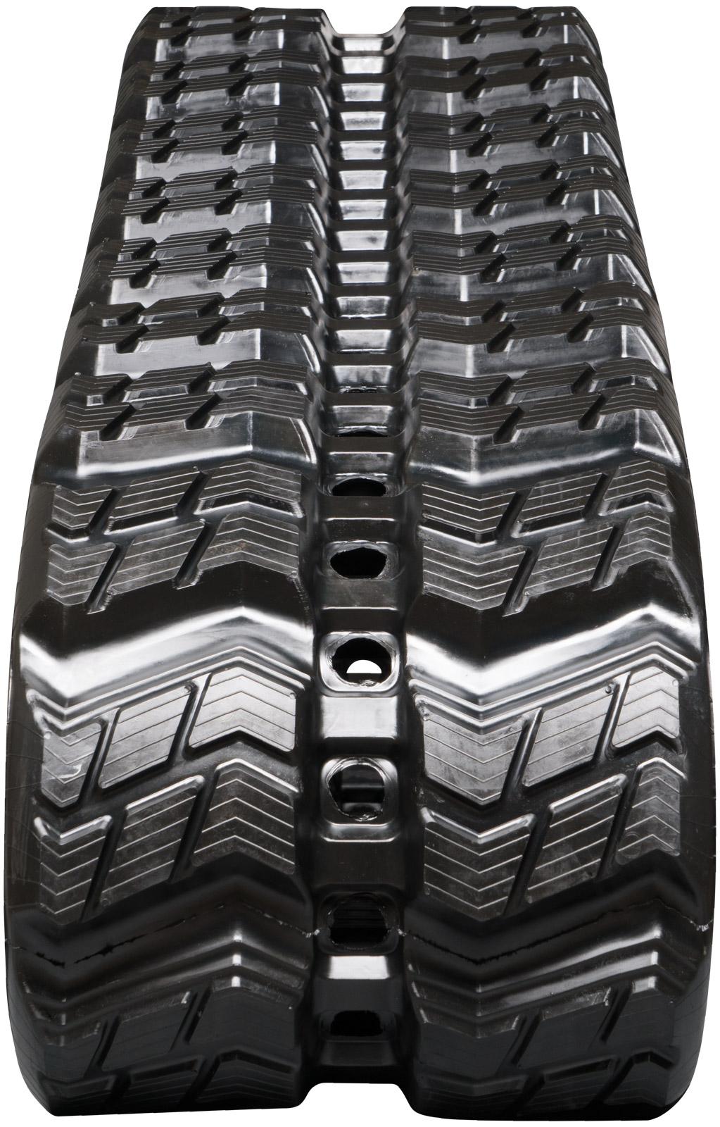 set of 2 18" heavy duty z pattern rubber track (450x86x55)