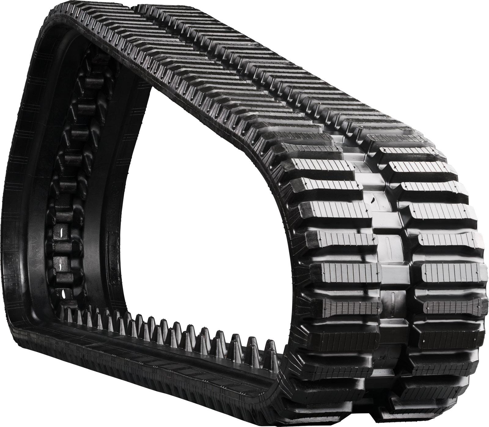 set of 2 13" heavy duty multi-bar pattern rubber track (320x86x54)