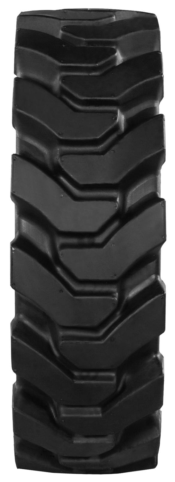 set of 4 30x10-16 (10x16.5) heavy duty solid dura-flex skid steer tires with 8x8 rim