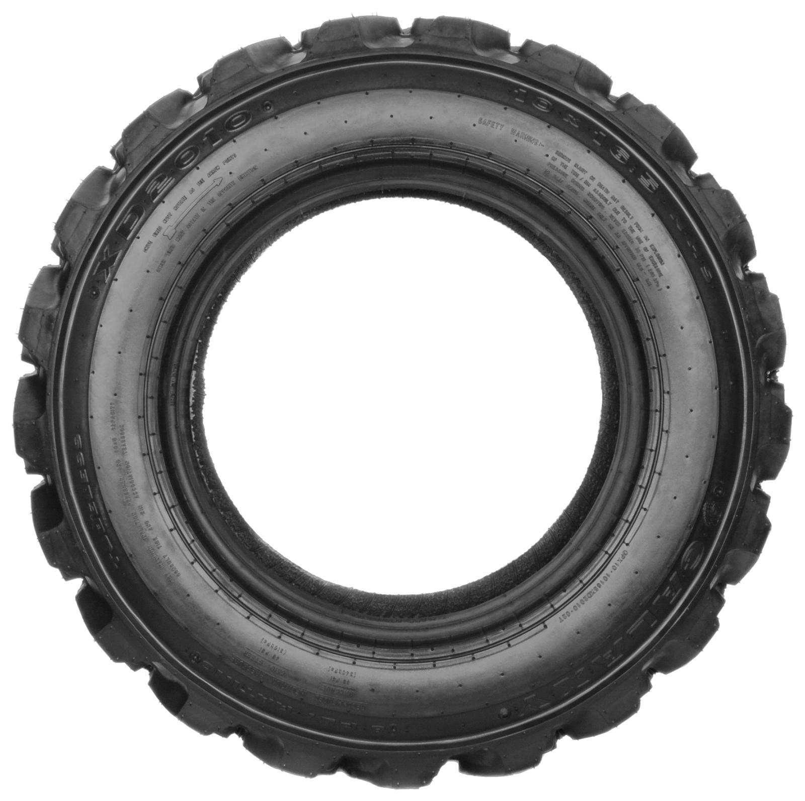 set of 4 10x16.5 galaxy 8-ply xd2010 r-4 skid steer tires