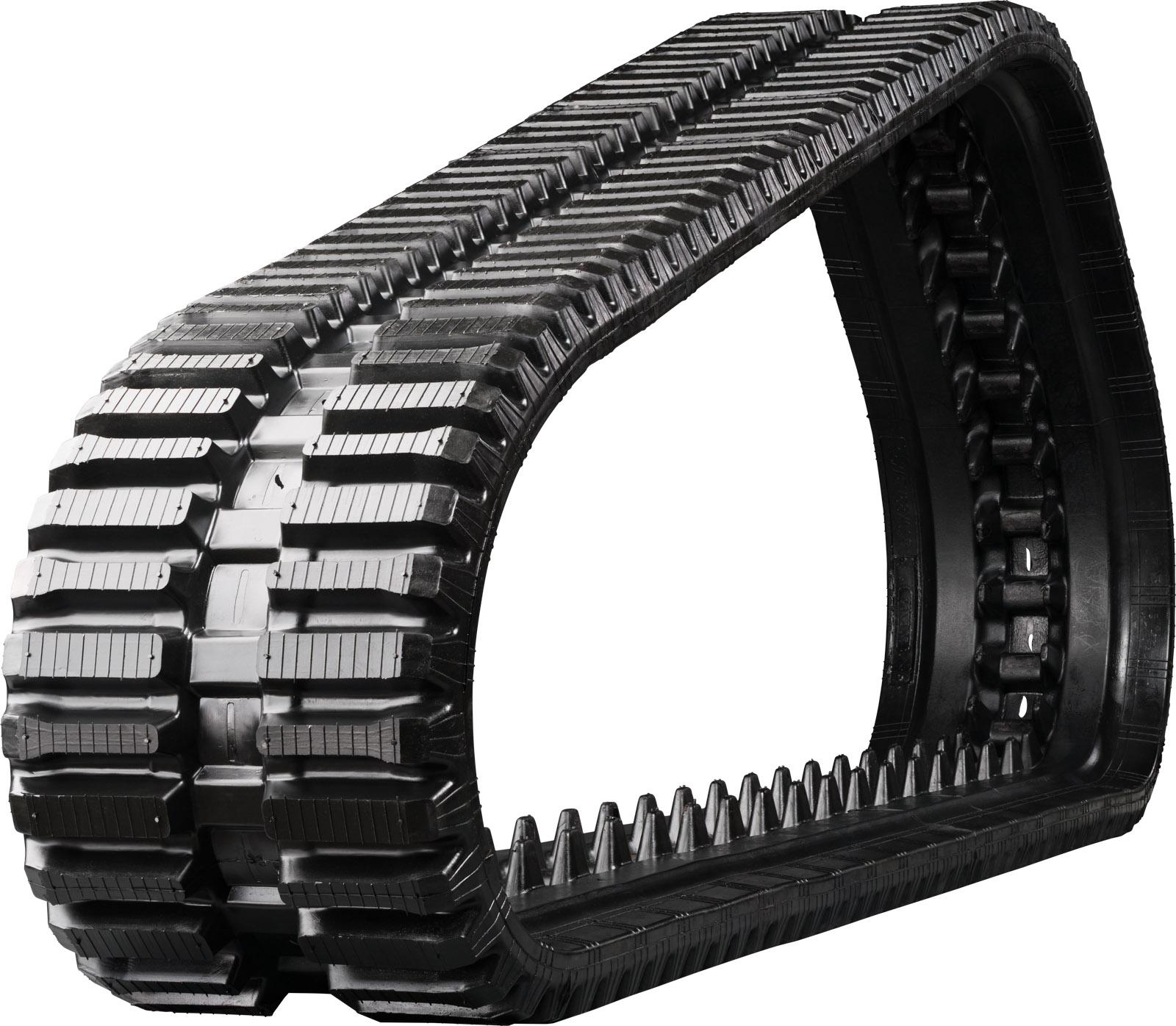 set of 2 13" heavy duty multi-bar pattern rubber track (320x86bx49)