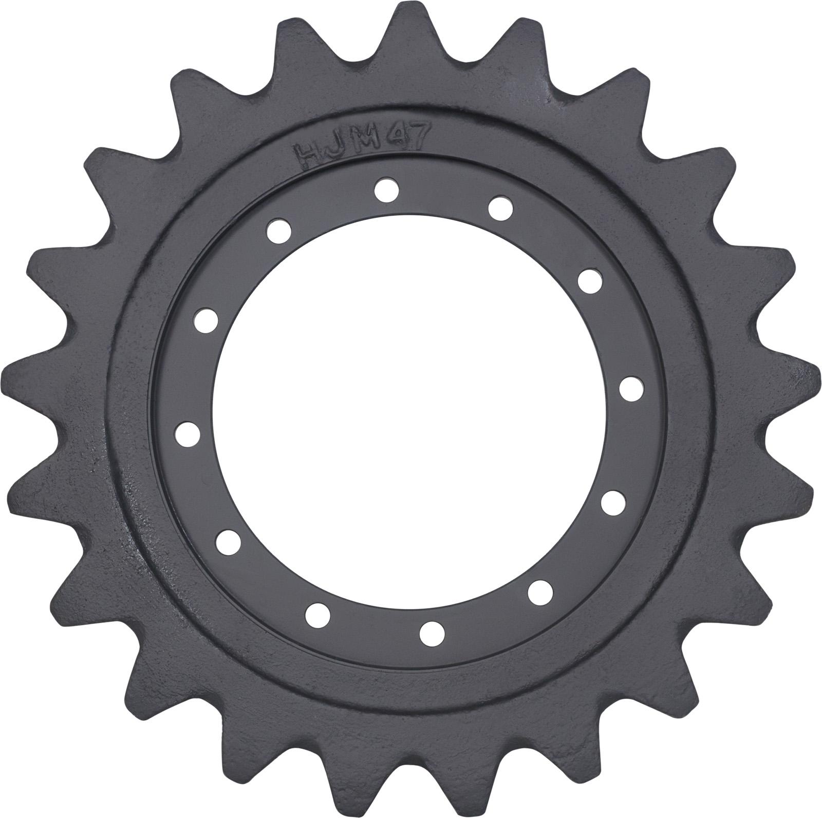 sprocket for kobelco sk60-v (rubber or steel tracks)