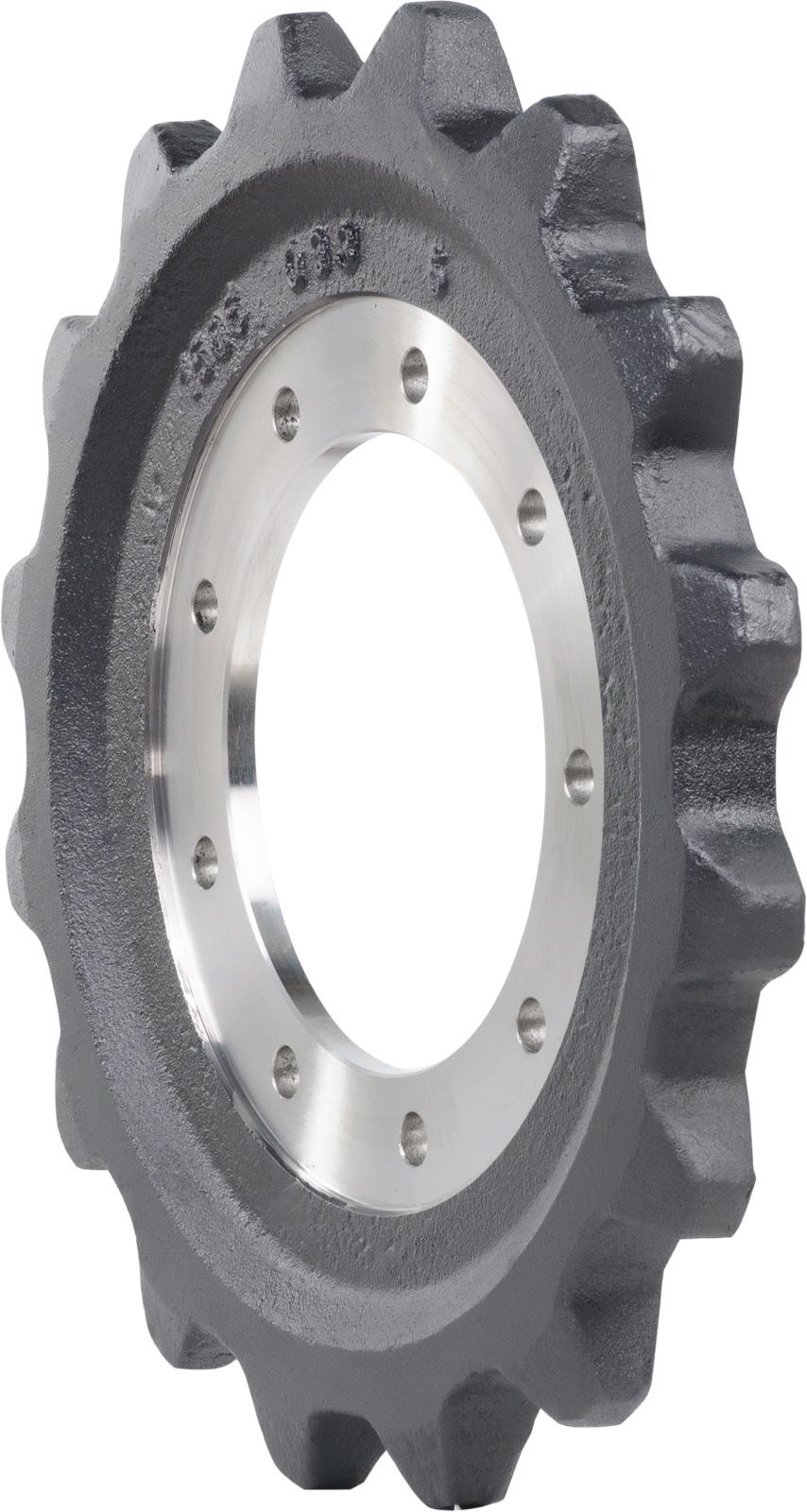 sprocket 9 holes 16 teeth for takeuchi tl130, tl230 mustang mtl 16, gehl ctl60